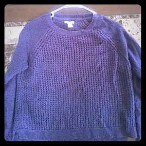 Forever 21 navy blue knit sweater